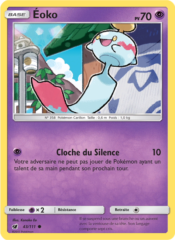 Éoko 43 — Invasion Carmin (French Pokémon TCG card)