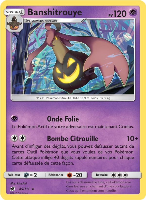 Banshitrouye 45 — Invasion Carmin (French Pokémon TCG card)