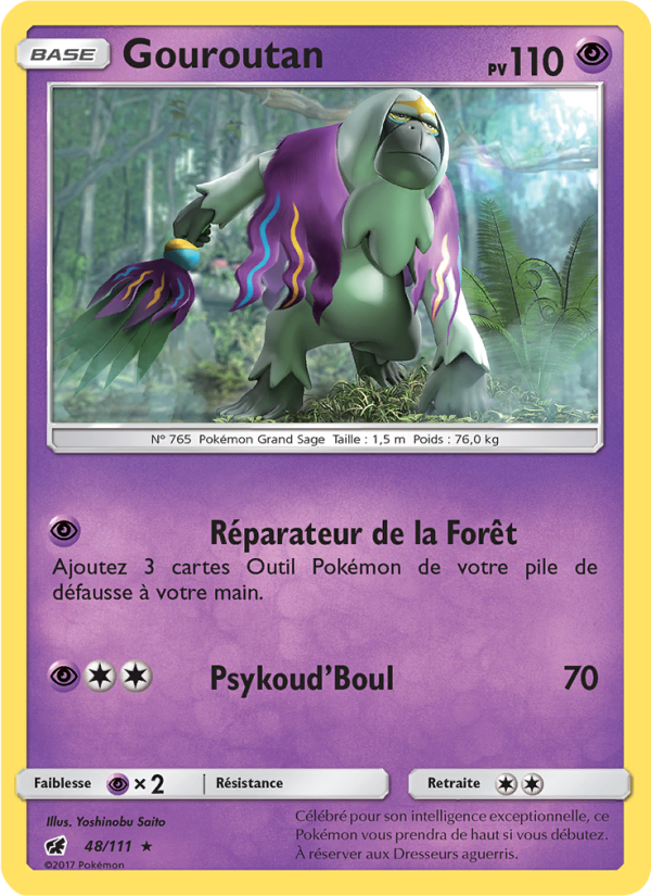 Gouroutan 48 — Invasion Carmin (French Pokémon TCG card)