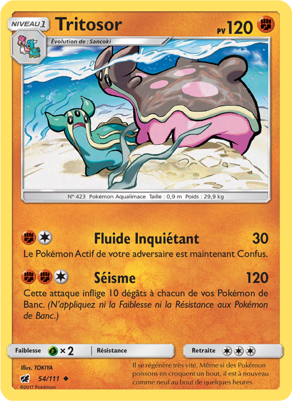 Tritosor 54 — Invasion Carmin (French Pokémon TCG card)