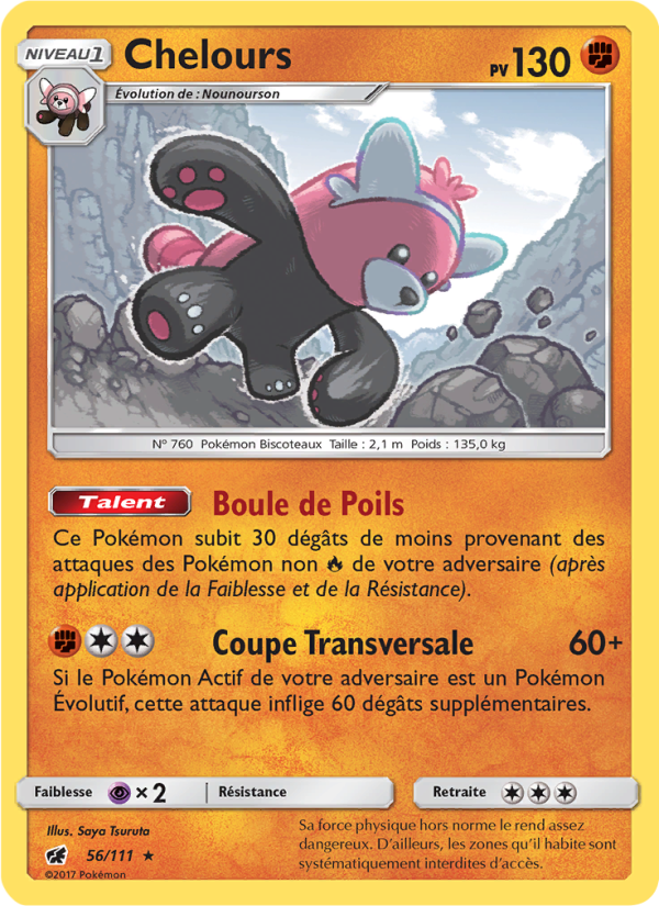 Chelours 56 — Invasion Carmin (French Pokémon TCG card)