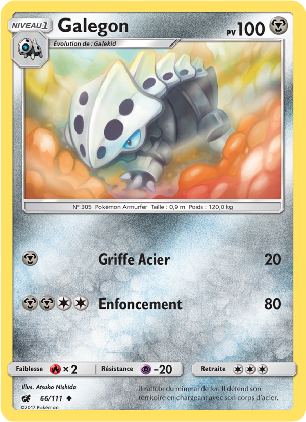 Galegon 66 — Invasion Carmin (French Pokémon TCG card)