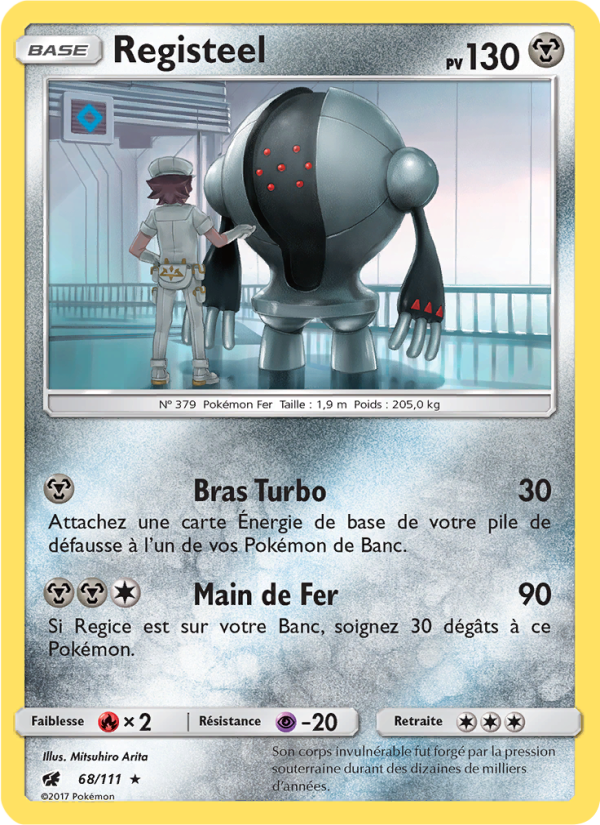 Registeel 68 — Invasion Carmin (French Pokémon TCG card)