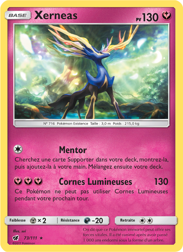 Xerneas 73 — Invasion Carmin (French Pokémon TCG card)