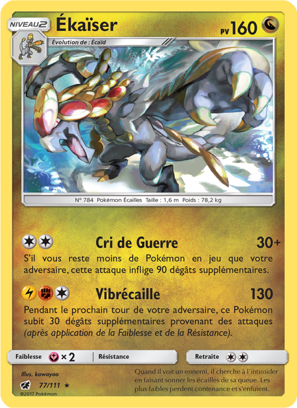 Ékaïser 77 — Invasion Carmin (French Pokémon TCG card)