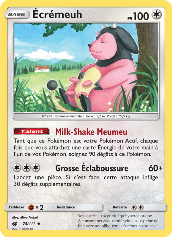 Écrémeuh 78 — Invasion Carmin (French Pokémon TCG card)