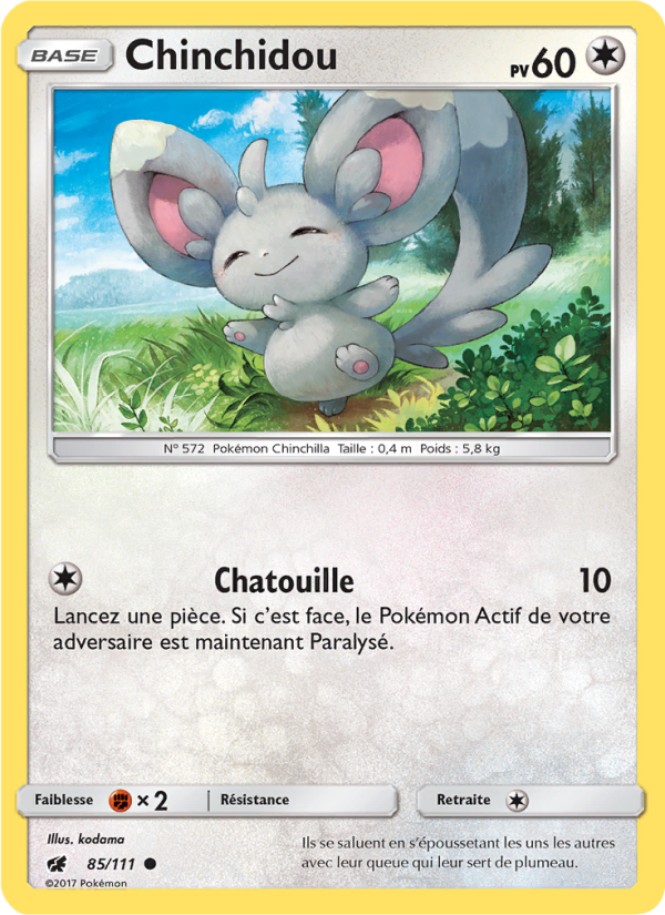 Chinchidou 85 — Invasion Carmin (French Pokémon TCG card)