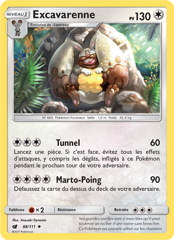 Excavarenne 88 — Invasion Carmin (French Pokémon TCG card)