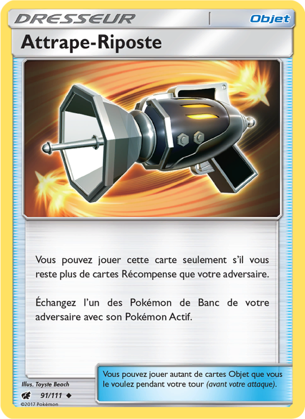 Attrape-Riposte 91 — Invasion Carmin (French Pokémon TCG card)