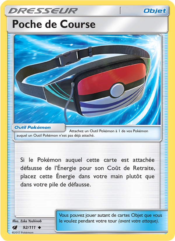 Poche de Course 92 — Invasion Carmin (French Pokémon TCG card)