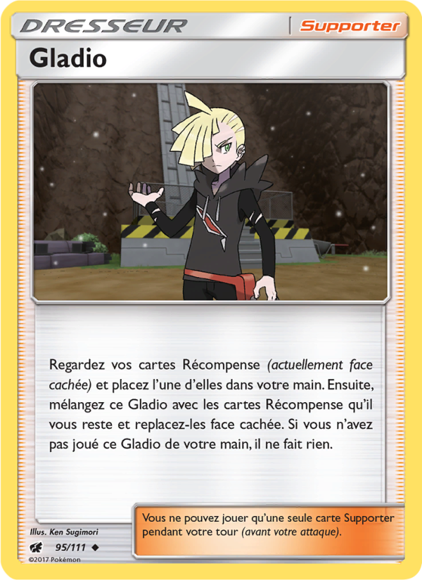 Gladio 95 — Invasion Carmin (French Pokémon TCG card)
