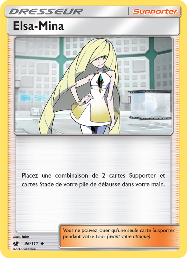 Elsa-Mina 96 — Invasion Carmin (French Pokémon TCG card)