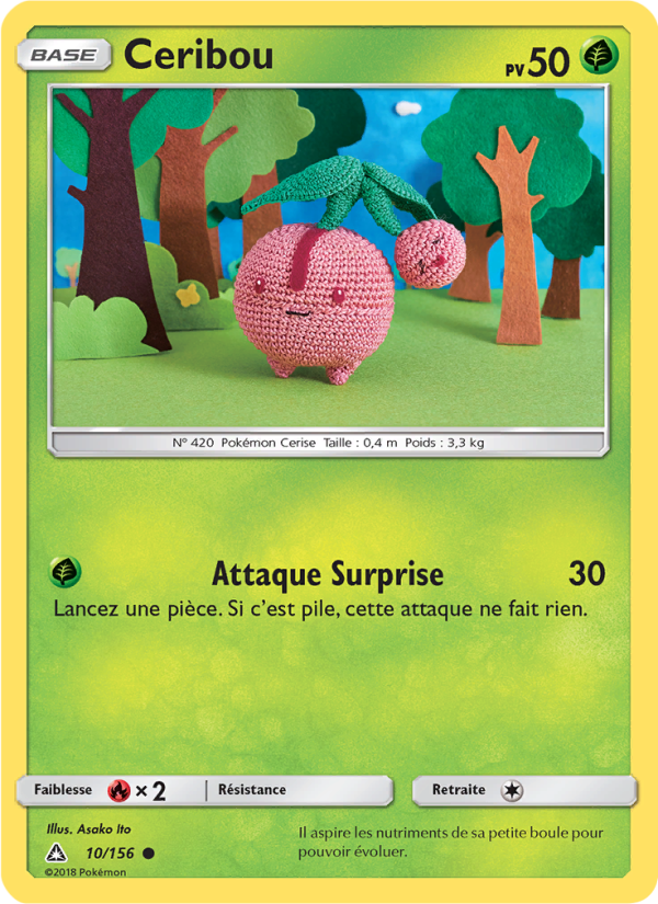 Ceribou 10 — Ultra-Prisme (French Pokémon TCG card)
