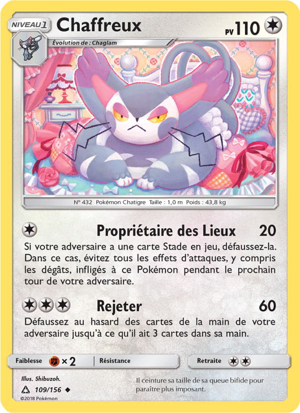 Chaffreux 109 — Ultra-Prisme (French Pokémon TCG card)