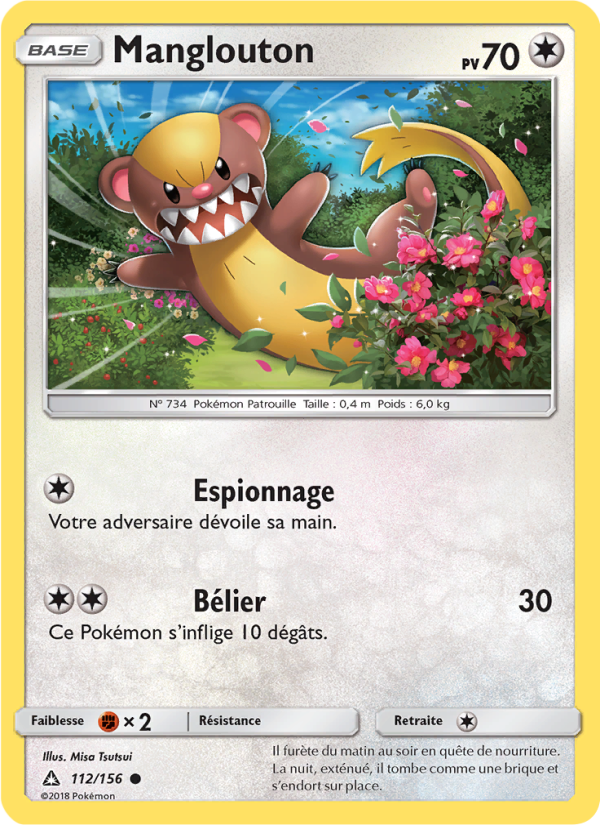 Manglouton 112 — Ultra-Prisme (French Pokémon TCG card)