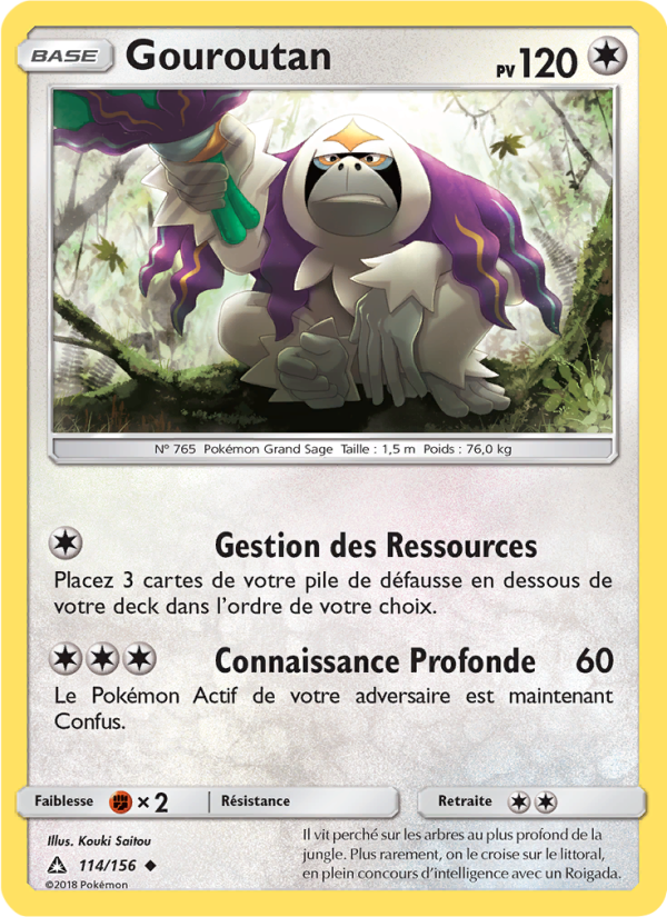 Gouroutan 114 — Ultra-Prisme (French Pokémon TCG card)