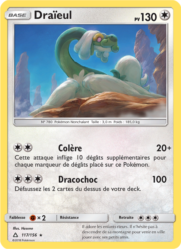 Draïeul 117 — Ultra-Prisme (French Pokémon TCG card)