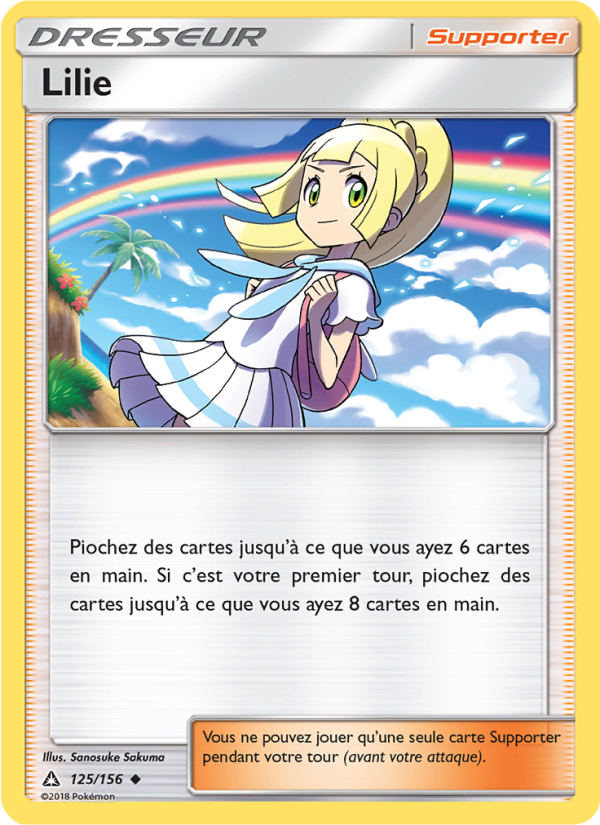 Lilie 125 — Ultra-Prisme (French Pokémon TCG card)