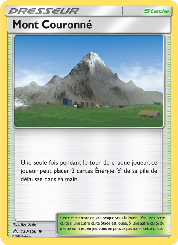 Mont Couronné 130 — Ultra-Prisme (French Pokémon TCG card)