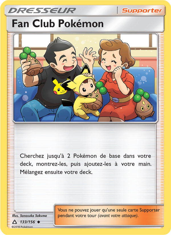 Fan Club Pokémon 133 — Ultra-Prisme (French Pokémon TCG card)