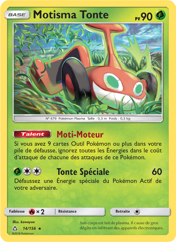Motisma Tonte 14 — Ultra-Prisme (French Pokémon TCG card)
