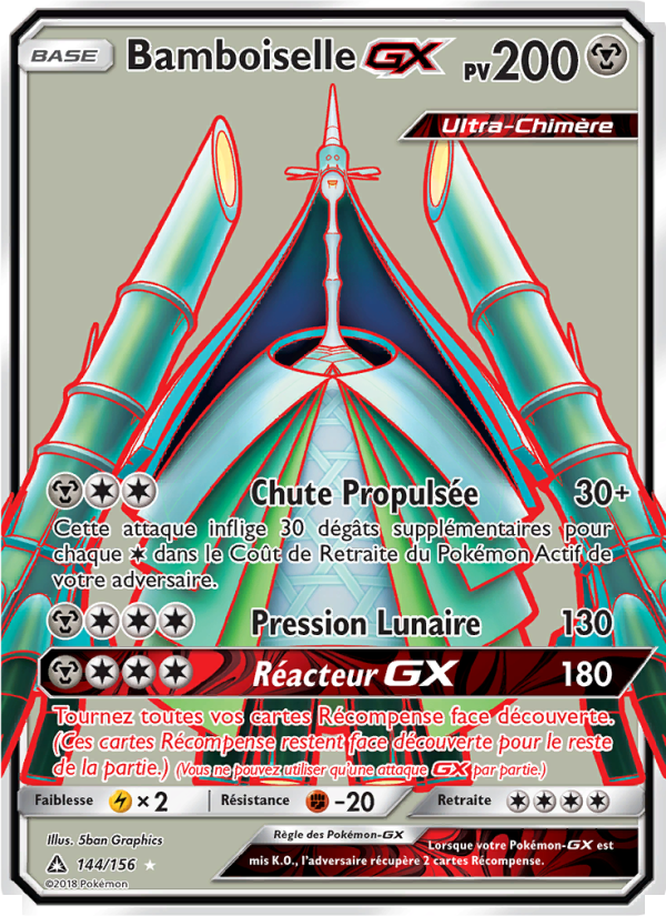 Bamboiselle GX 144 — Ultra-Prisme (French Pokémon TCG card)