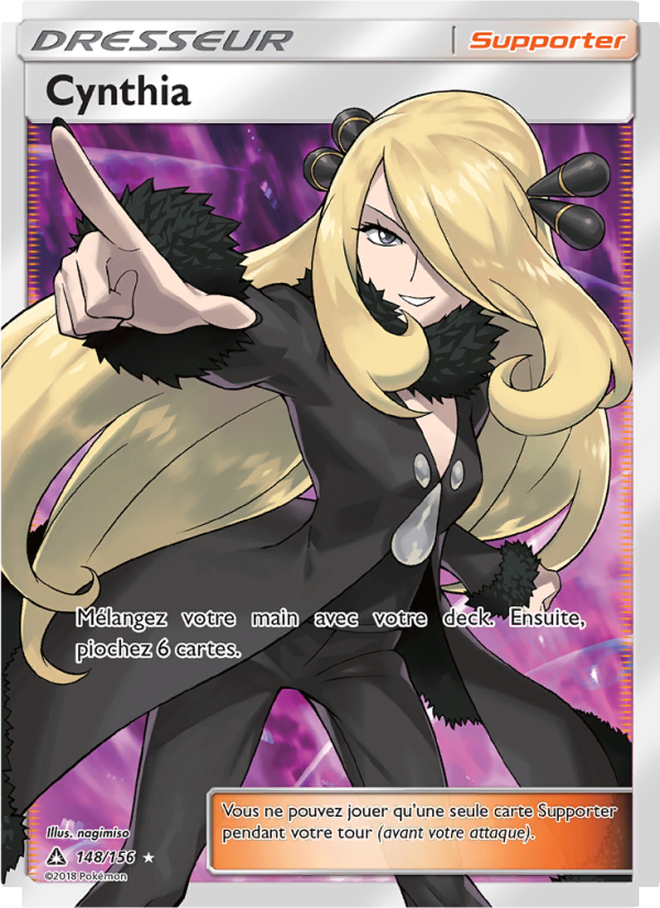 Cynthia 148 — Ultra-Prisme (French Pokémon TCG card)