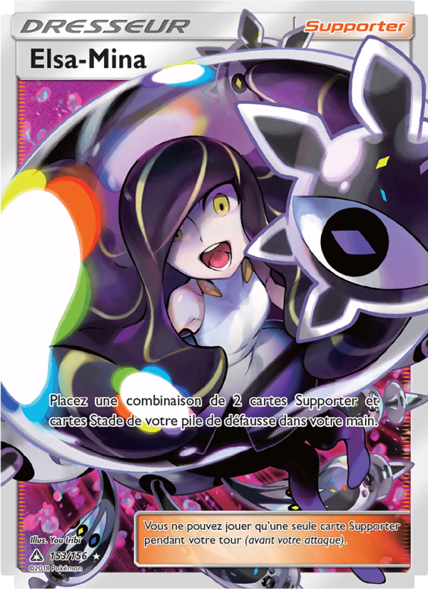 Elsa-Mina 153 — Ultra-Prisme (French Pokémon TCG card)