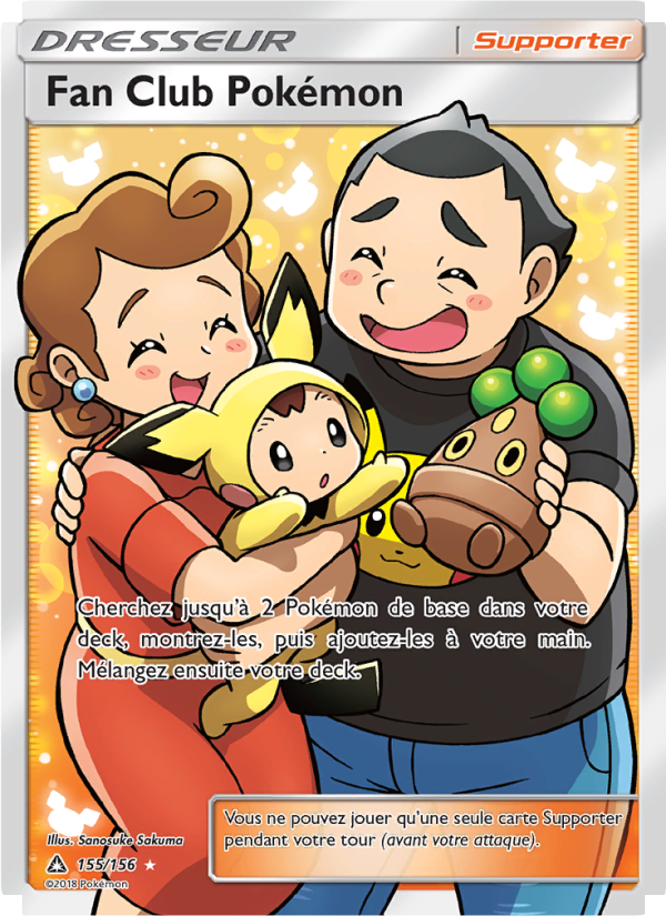 Fan Club Pokémon 155 — Ultra-Prisme (French Pokémon TCG card)