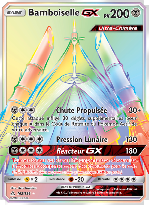 Bamboiselle GX 162 — Ultra-Prisme (French Pokémon TCG card)