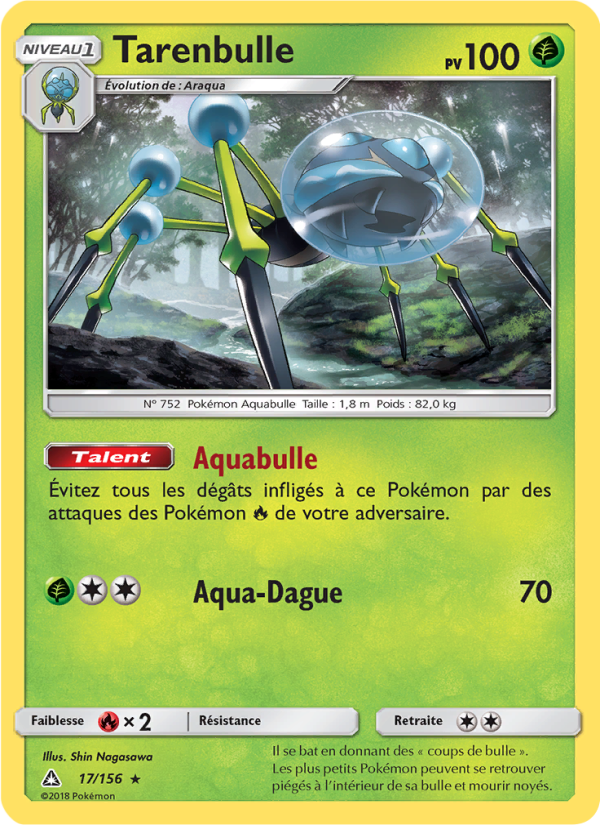 Tarenbulle 17 — Ultra-Prisme (French Pokémon TCG card)