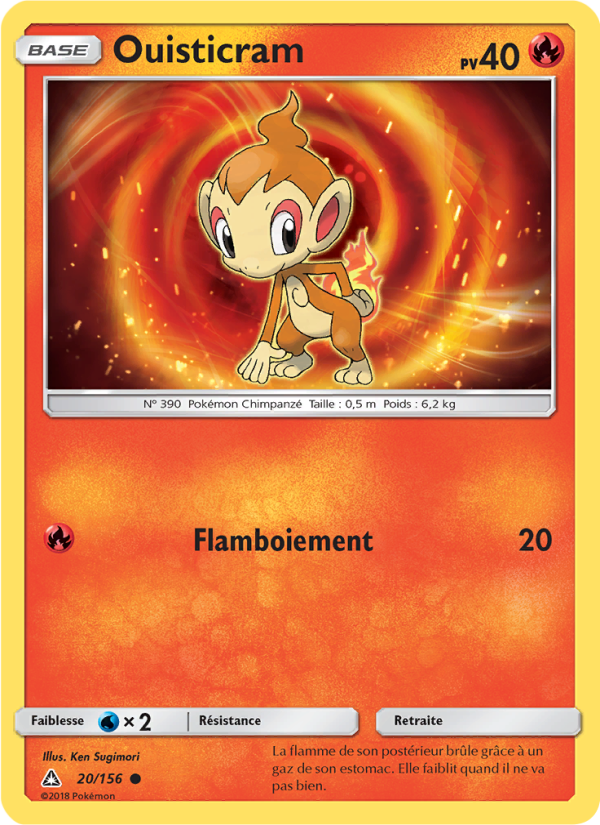 Ouisticram 20 — Ultra-Prisme (French Pokémon TCG card)