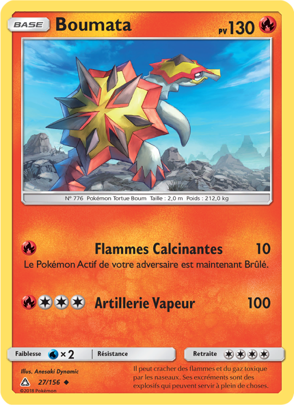Boumata 27 — Ultra-Prisme (French Pokémon TCG card)
