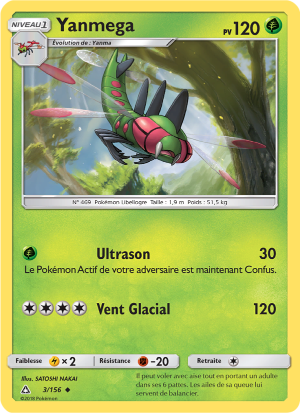 Yanmega 3 — Ultra-Prisme (French Pokémon TCG card)
