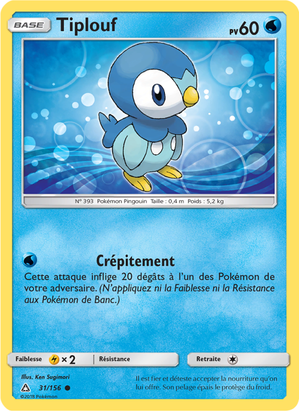 Tiplouf 31 — Ultra-Prisme (French Pokémon TCG card)