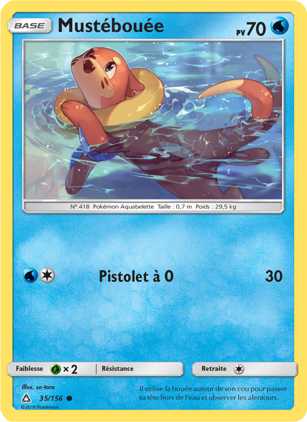 Mustébouée 35 — Ultra-Prisme (French Pokémon TCG card)