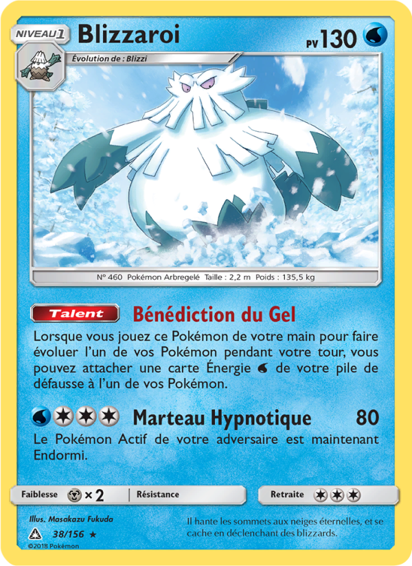 Blizzaroi 38 — Ultra-Prisme (French Pokémon TCG card)