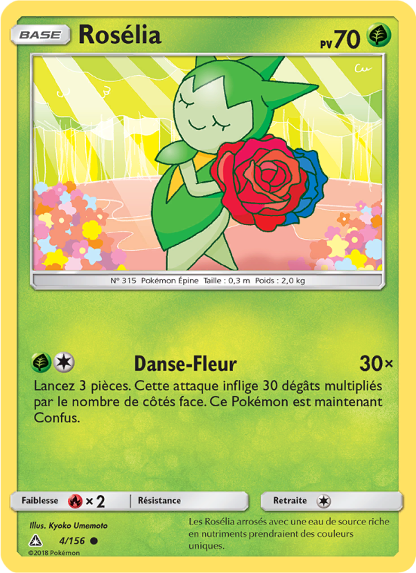 Rosélia 4 — Ultra-Prisme (French Pokémon TCG card)