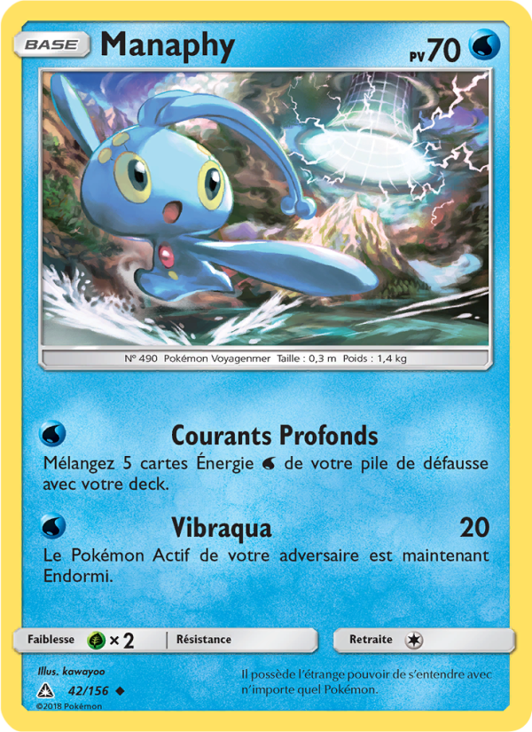 Manaphy 42 — Ultra-Prisme (French Pokémon TCG card)