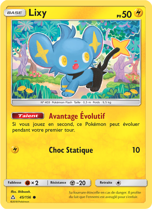 Lixy 45 — Ultra-Prisme (French Pokémon TCG card)
