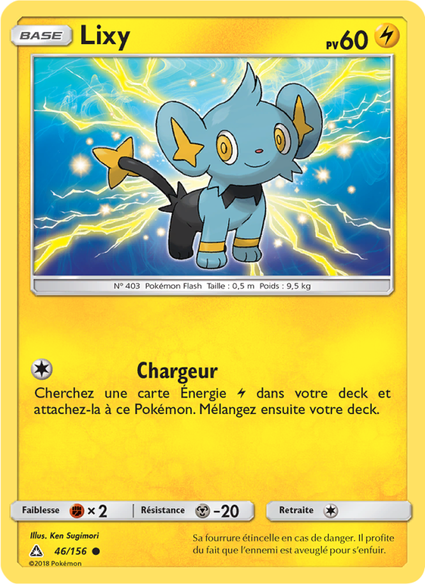 Lixy 46 — Ultra-Prisme (French Pokémon TCG card)
