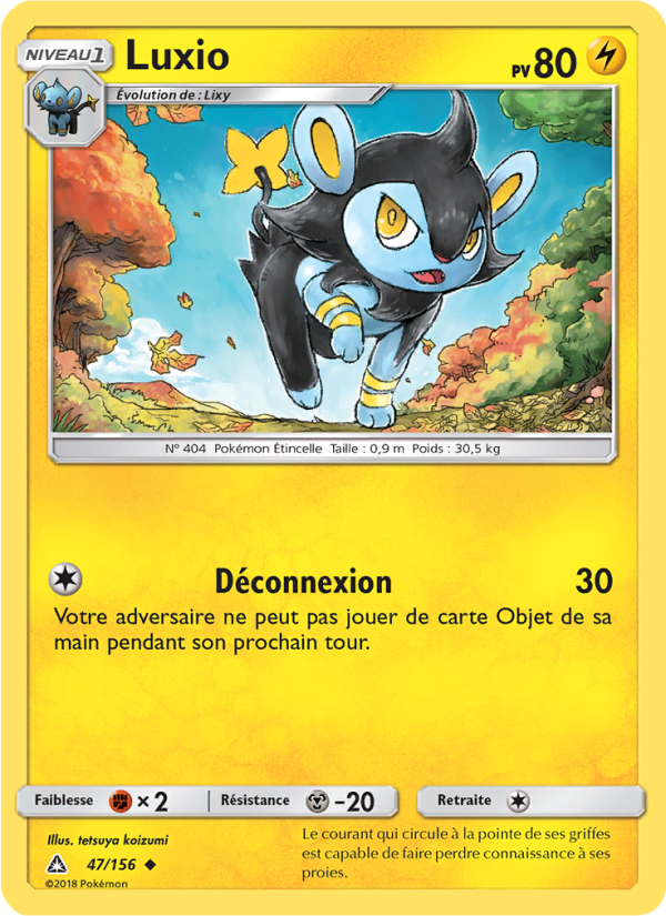 Luxio 47 — Ultra-Prisme (French Pokémon TCG card)