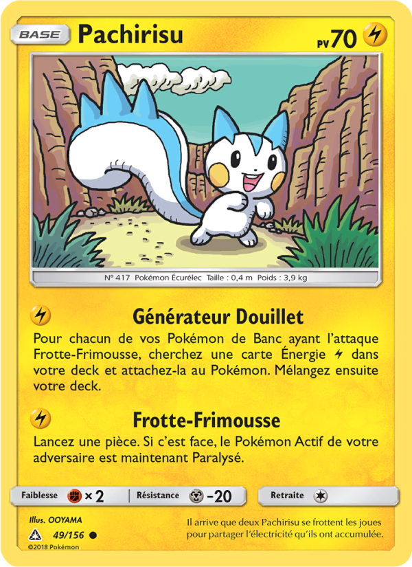 Pachirisu 49 — Ultra-Prisme (French Pokémon TCG card)