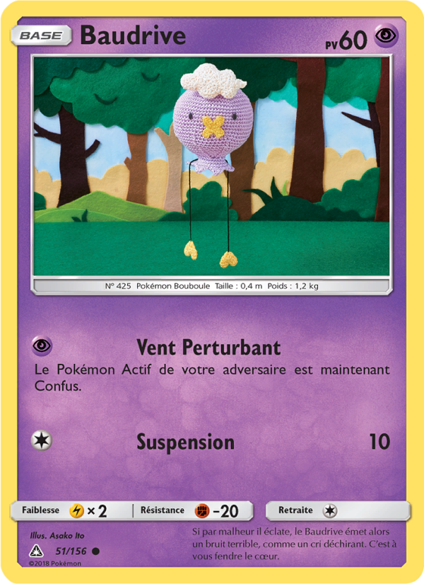 Baudrive 51 — Ultra-Prisme (French Pokémon TCG card)
