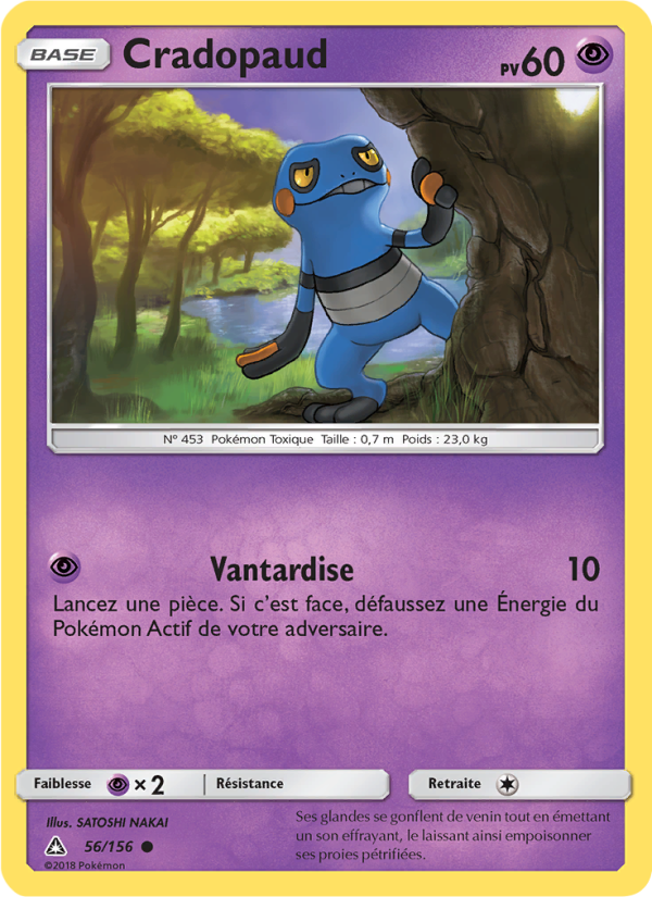 Cradopaud 56 — Ultra-Prisme (French Pokémon TCG card)