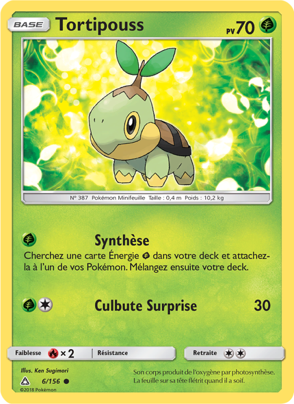 Tortipouss 6 — Ultra-Prisme (French Pokémon TCG card)