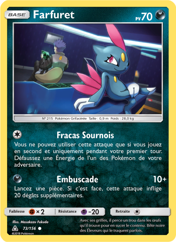 Farfuret 73 — Ultra-Prisme (French Pokémon TCG card)