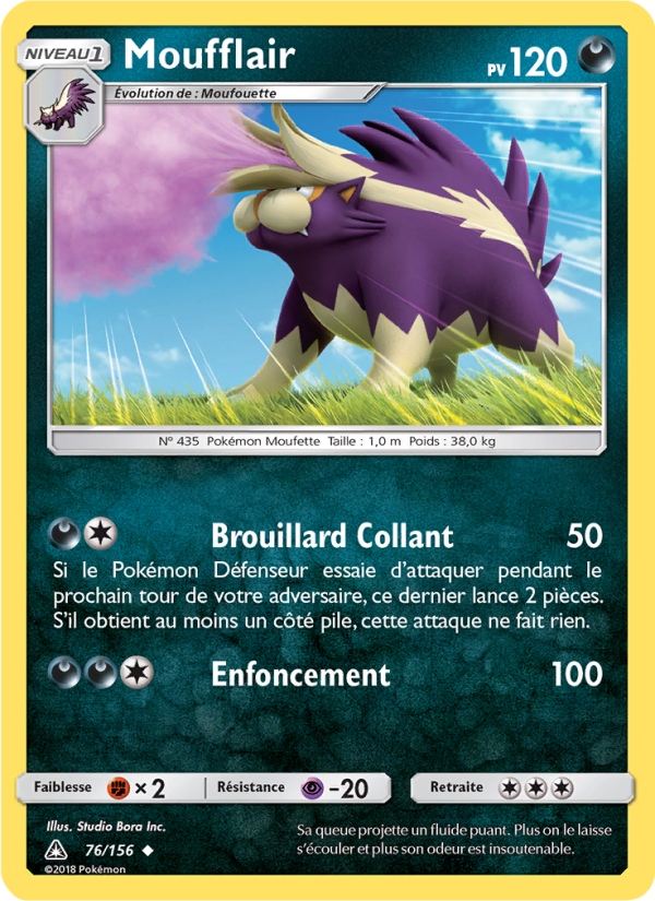 Moufflair 76 — Ultra-Prisme (French Pokémon TCG card)
