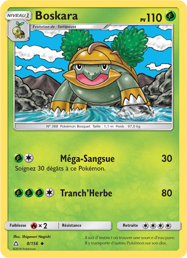 Boskara 8 — Ultra-Prisme (French Pokémon TCG card)