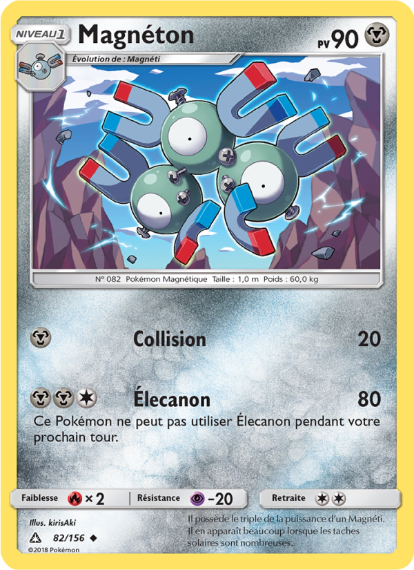 Magnéton 82 — Ultra-Prisme (French Pokémon TCG card)